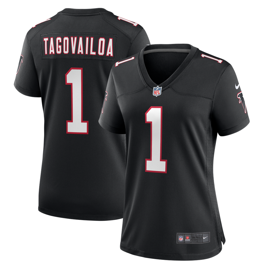 Tua Tagovailoa Atlanta Falcons Nike Women's Alternate Game Jersey - Black Official NFL Team Apparel Football Fan Gear