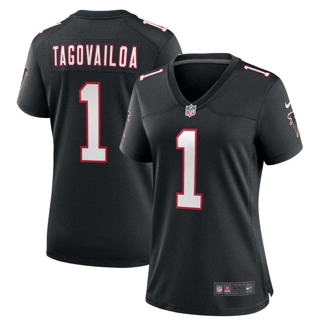 Tua Tagovailoa Atlanta Falcons Nike Women's Alternate Game Jersey - Black Official NFL Team Apparel Football Fan Gear