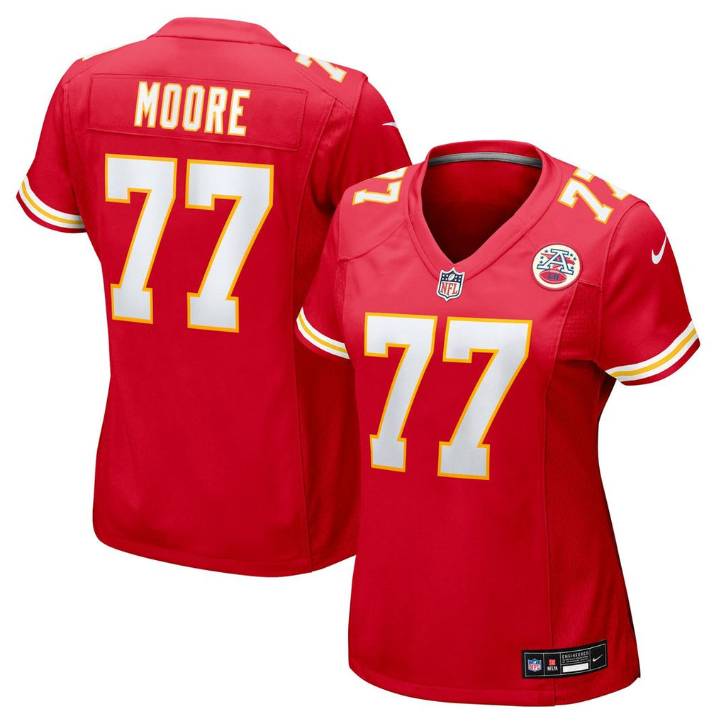 Jaylon Moore Kansas City Chiefs Nike Women's Team Game Jersey - Red Official NFL Team Apparel Football Fan Gear