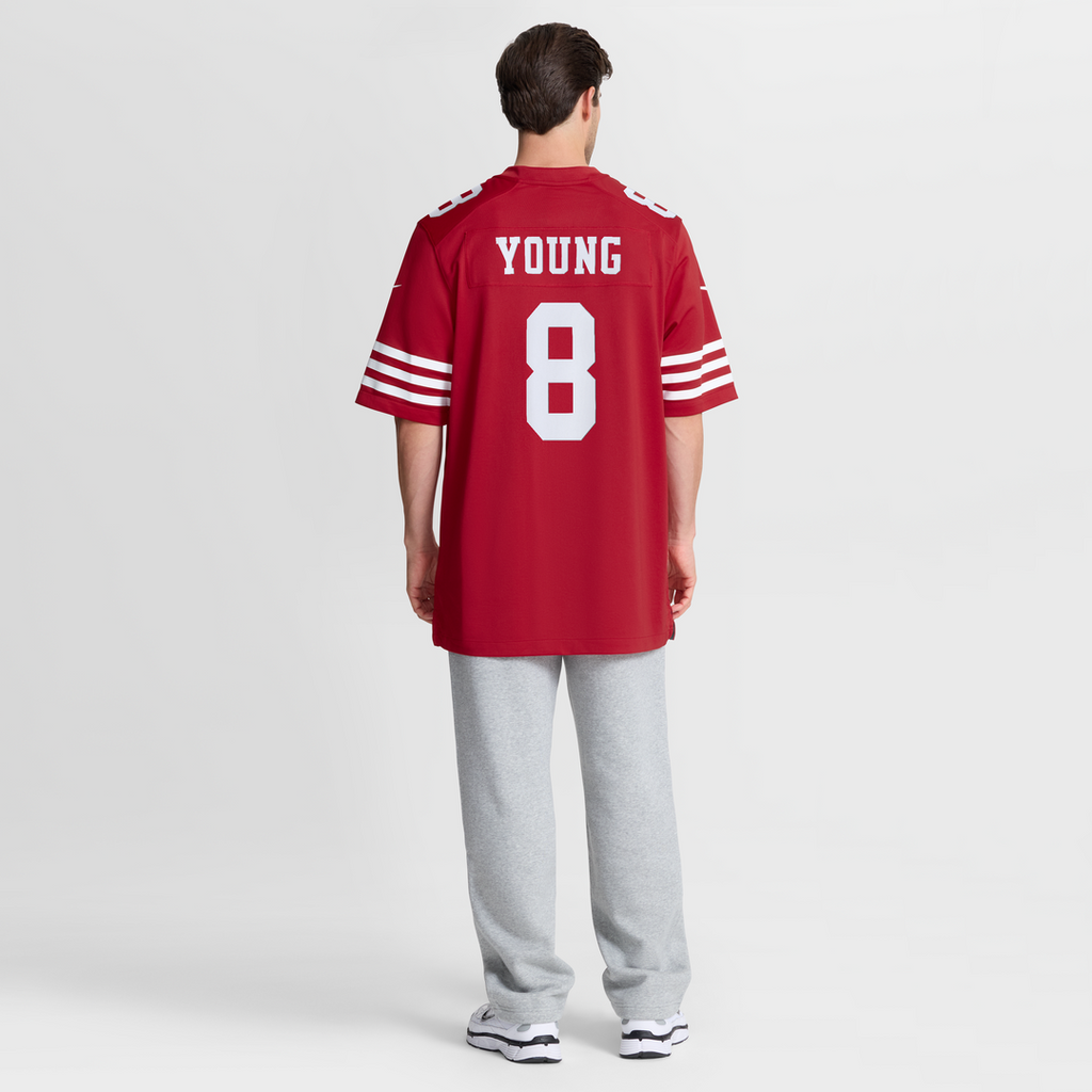 Steve Young San Francisco 49ers Nike Retired Player Game Jersey - Scarlet Official NFL Team Apparel Football Fan Gear