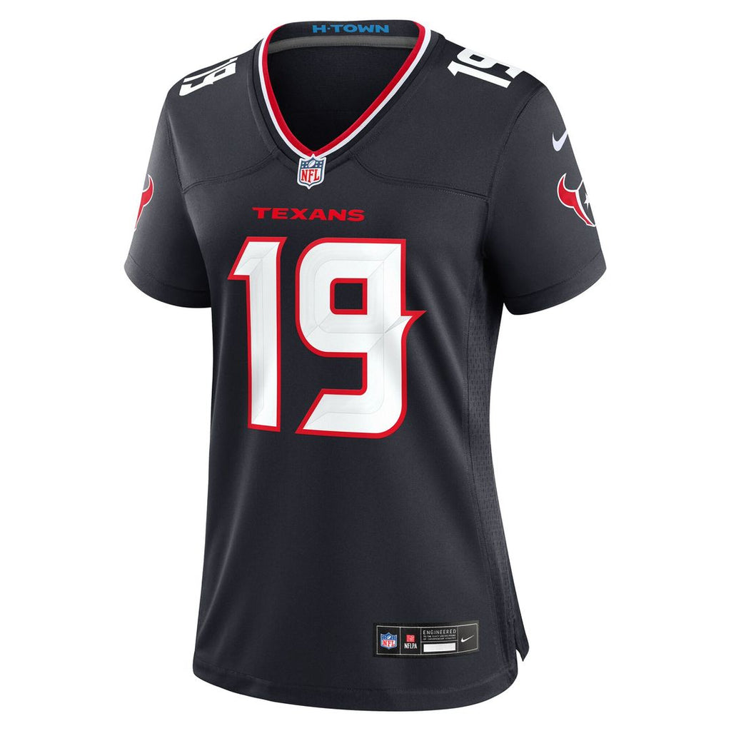 Xavier Hutchinson Houston Texans Nike Women's Team Game Jersey - Navy Official NFL Team Apparel Football Fan Gear
