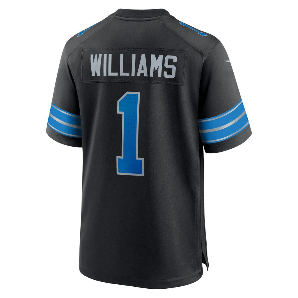 Jameson Williams Detroit Lions Nike Alternate Game Player Jersey - Black Official NFL Team Apparel Football Fan Gear