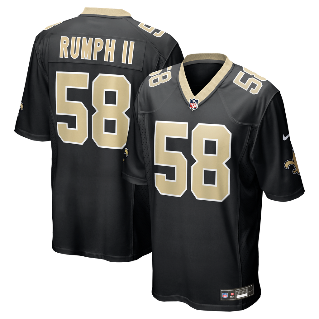 Chris Rumph II New Orleans Saints Nike Team Game Jersey - Black Official NFL Team Apparel Football Fan Gear