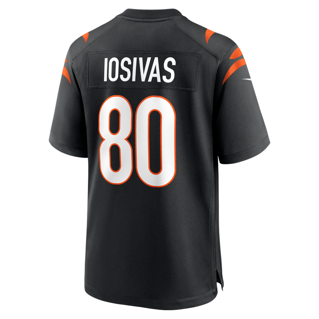 Andrei Iosivas Cincinnati Bengals Nike Team Game Jersey - Black Official NFL Team Apparel Football Fan Gear