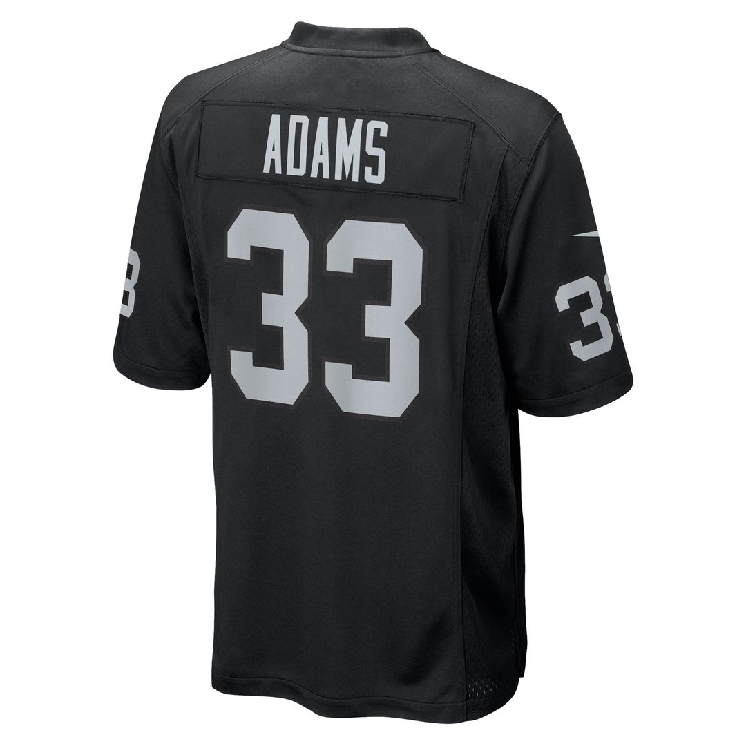 Jamal Adams Las Vegas Raiders Nike Team Game Jersey - Black Official NFL Team Apparel Football Fan Gear