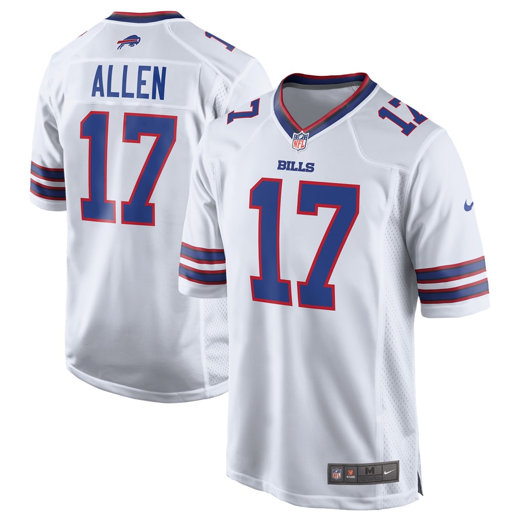 Josh Allen Buffalo Bills Nike Game Player Jersey - White Official NFL Team Apparel Football Fan Gear