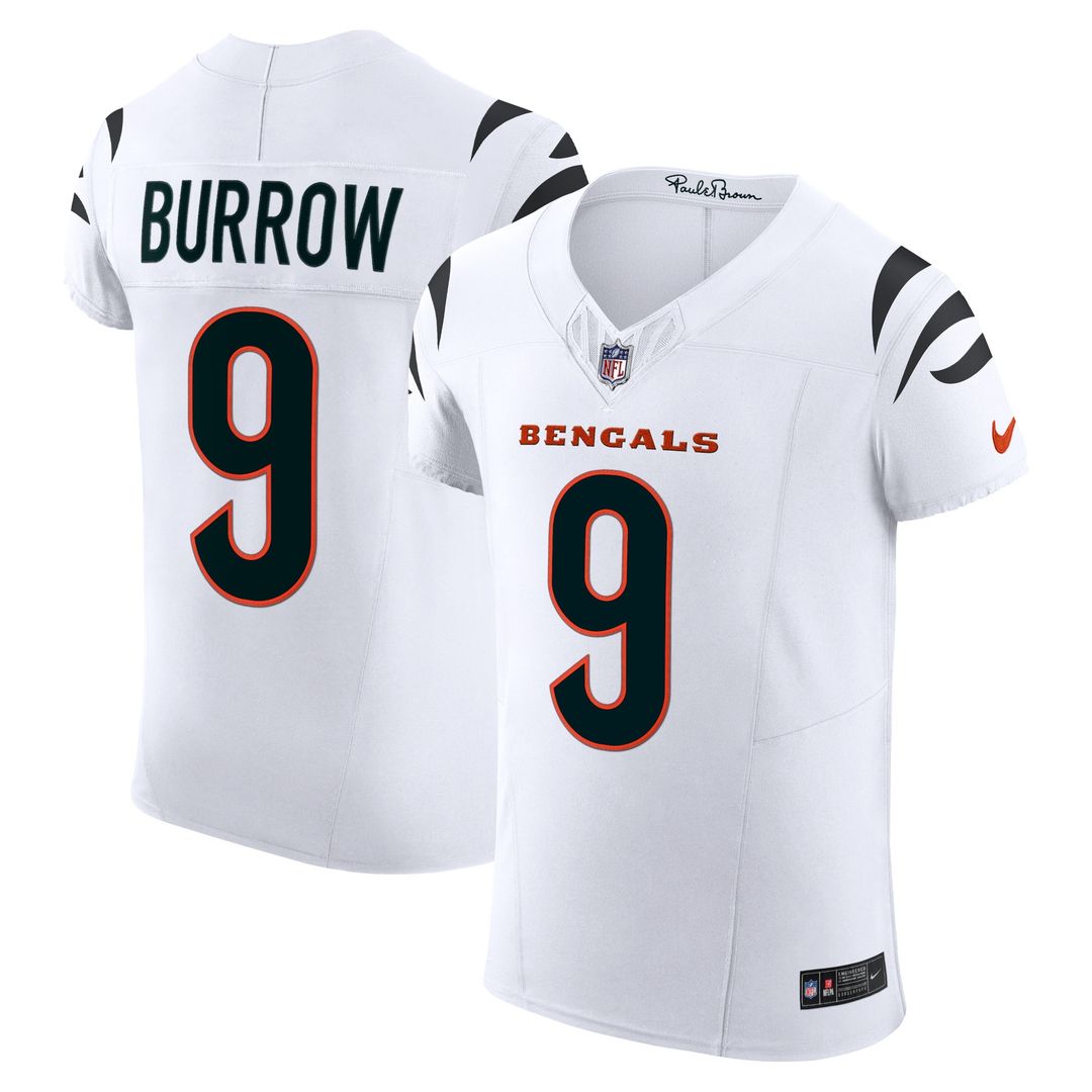 Joe Burrow Cincinnati Bengals Nike Vapor F.U.S.E. Elite Jersey - White Official NFL Team Apparel Football Fan Gear