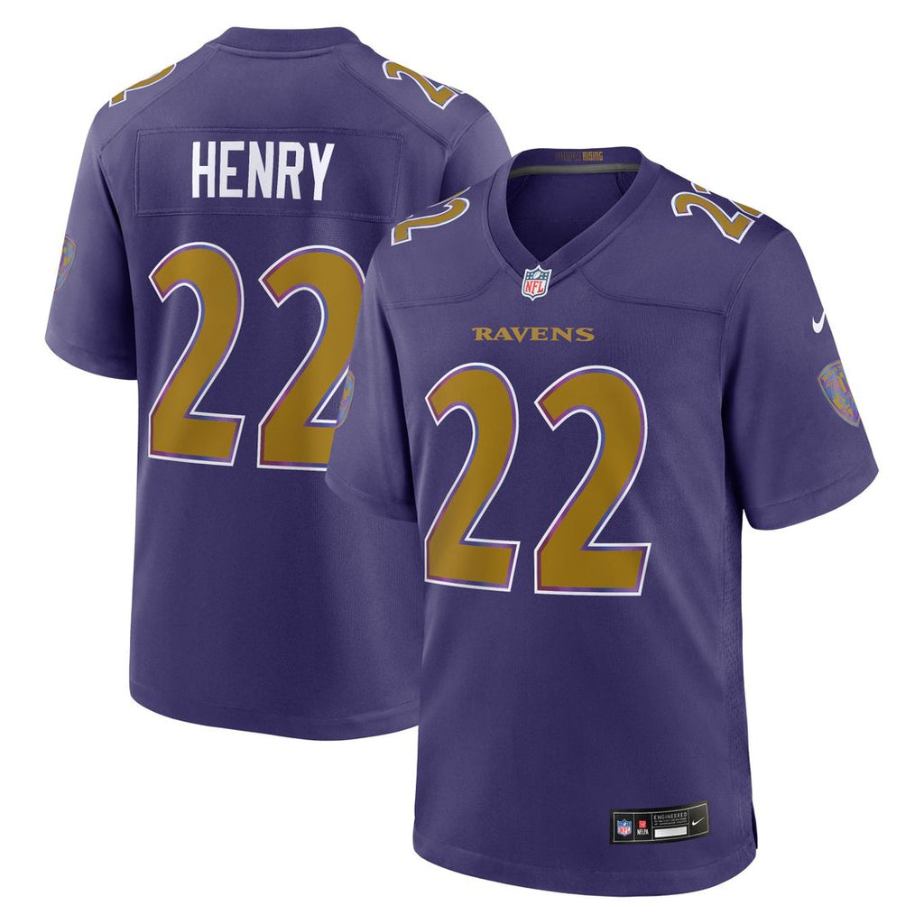 Derrick Henry Baltimore Ravens Nike Alternate Game Jersey - Purple Official NFL Team Apparel Football Fan Gear