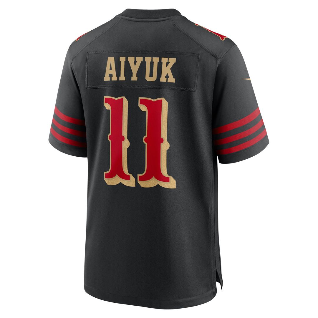 Brandon Aiyuk San Francisco 49ers Nike 2025 Rivalries Collection Game Jersey - Black Official NFL Team Apparel Football Fan Gear