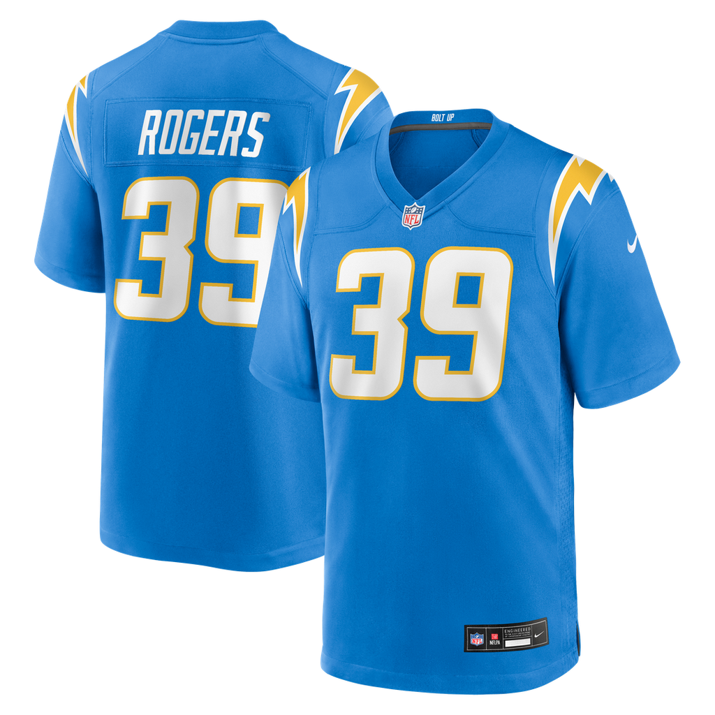 Eric Rogers Los Angeles Chargers Nike Team Game Jersey - Powder Blue Official NFL Team Apparel Football Fan Gear
