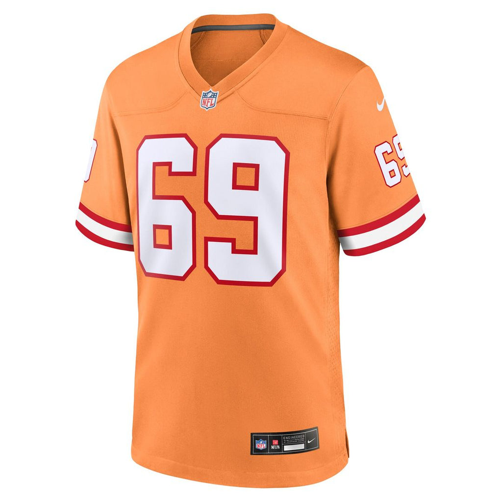 Cody Mauch Tampa Bay Buccaneers Nike Alternate Game Jersey - Orange Official NFL Team Apparel Football Fan Gear