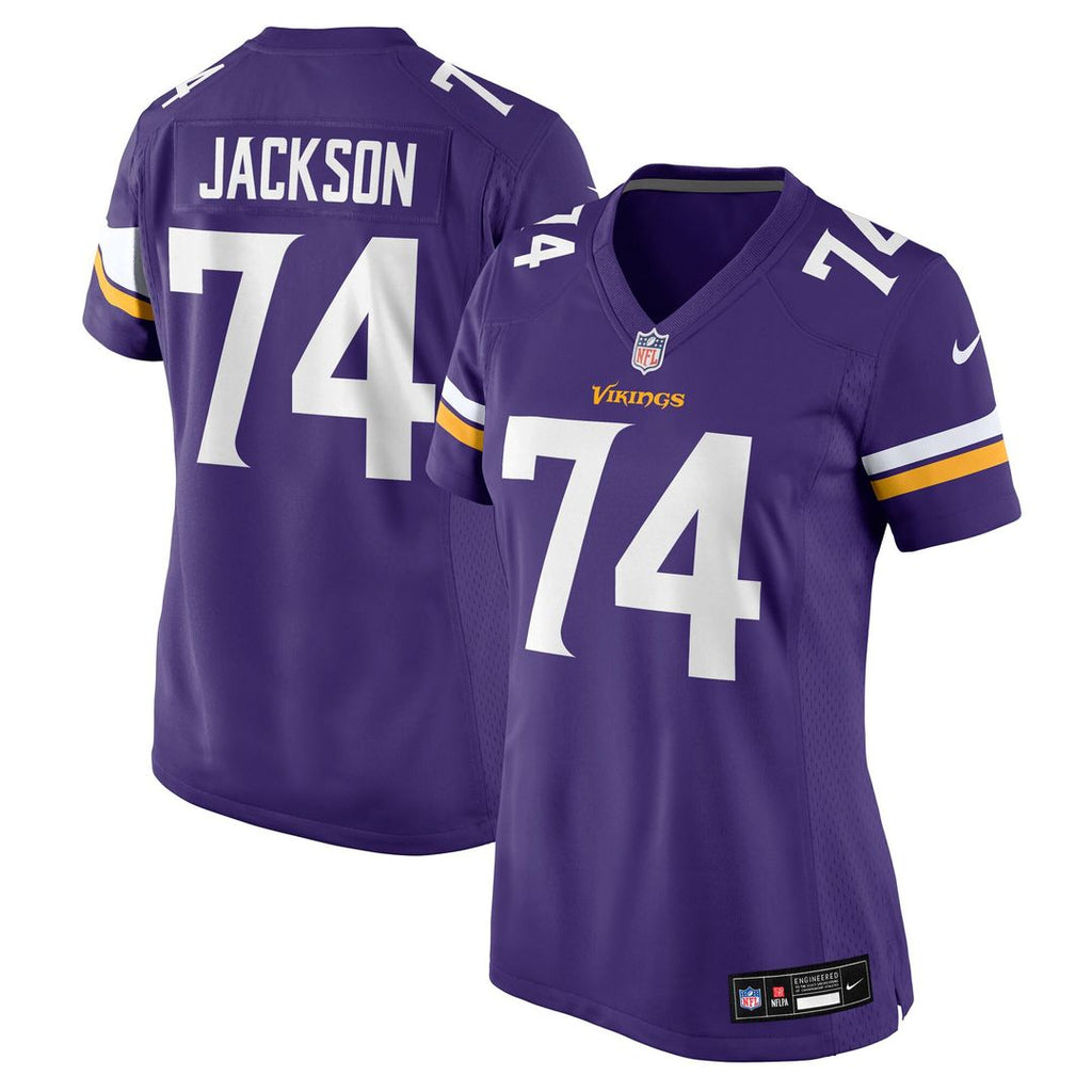 Donovan Jackson Minnesota Vikings Nike Women's Team Game Jersey - Purple Official NFL Team Apparel Football Fan Gear