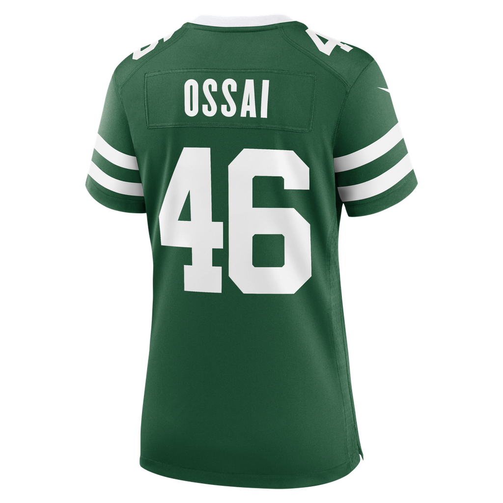Joseph Ossai New York Jets Nike Women's Team Game Jersey - Legacy Green Official NFL Team Apparel Football Fan Gear