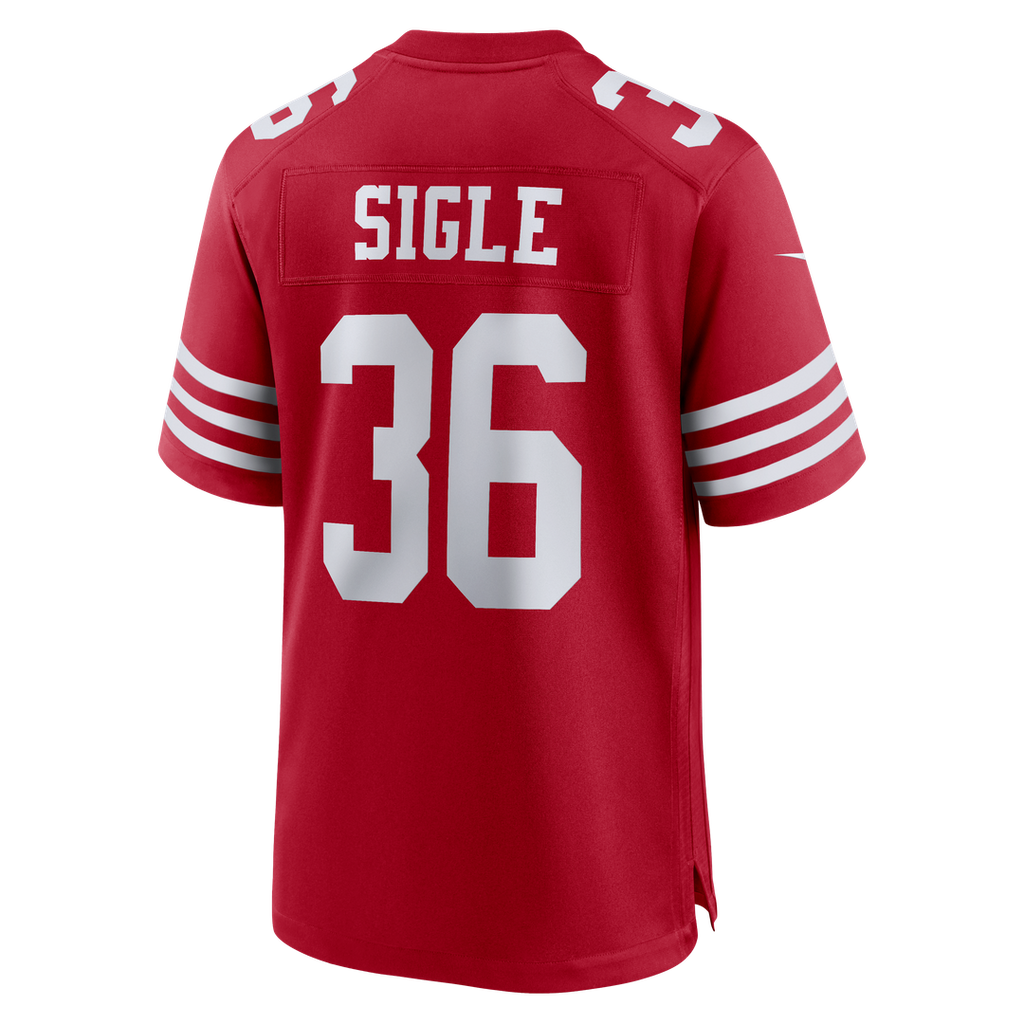 Marques Sigle San Francisco 49ers Nike Team Game Jersey - Scarlet Official NFL Team Apparel Football Fan Gear