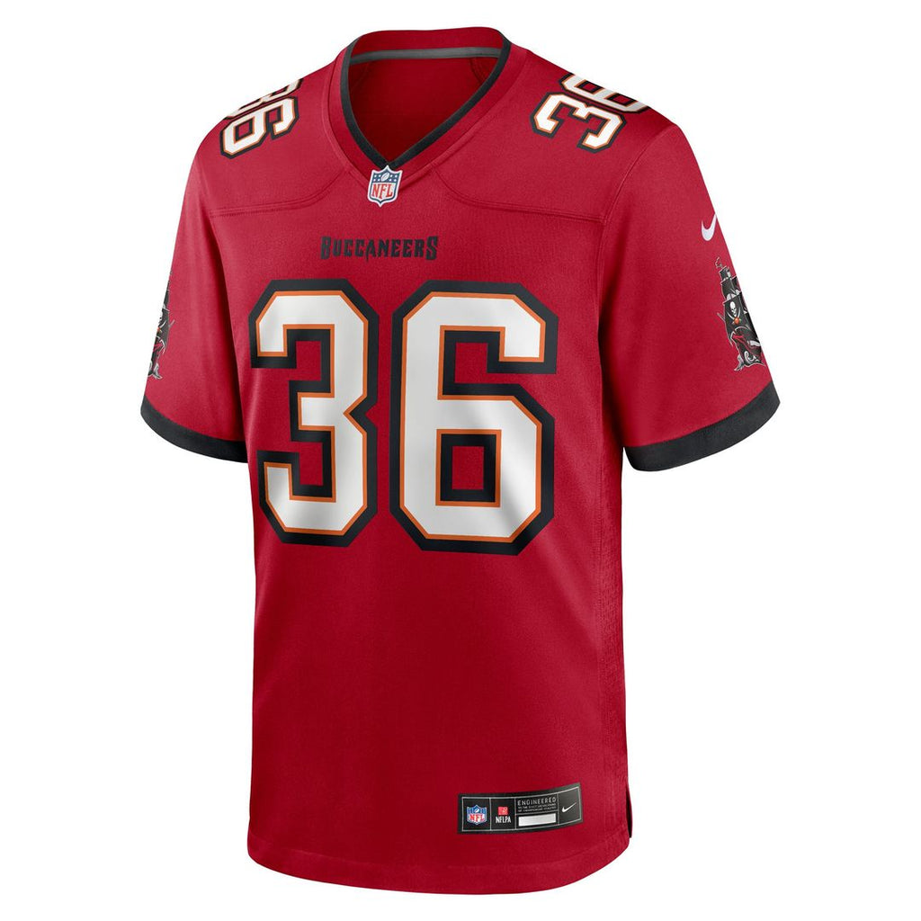JJ Roberts Tampa Bay Buccaneers Nike Team Game Jersey - Red Official NFL Team Apparel Football Fan Gear