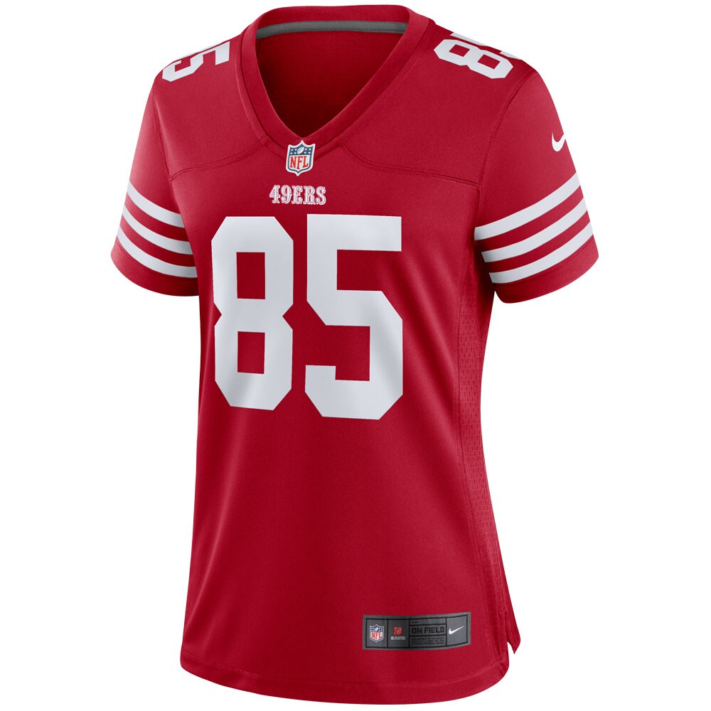 George Kittle San Francisco 49ers Nike Women's Player Jersey - Scarlet Official NFL Team Apparel Football Fan Gear