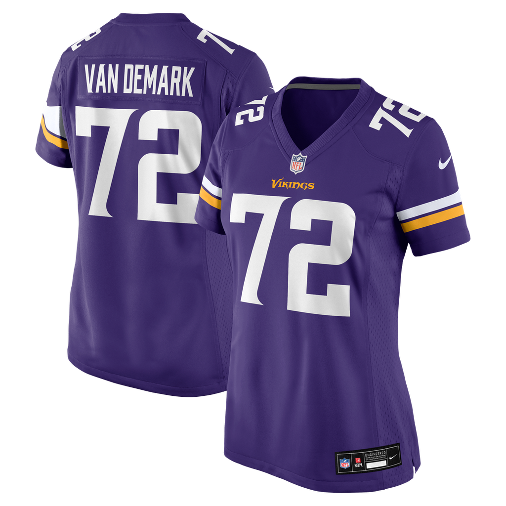 Ryan Van Demark Minnesota Vikings Nike Women's Team Game Jersey - Purple Official NFL Team Apparel Football Fan Gear