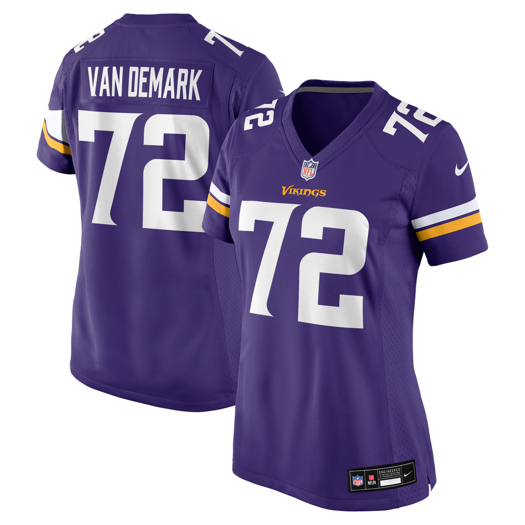 Ryan Van Demark Minnesota Vikings Nike Women's Team Game Jersey - Purple Official NFL Team Apparel Football Fan Gear