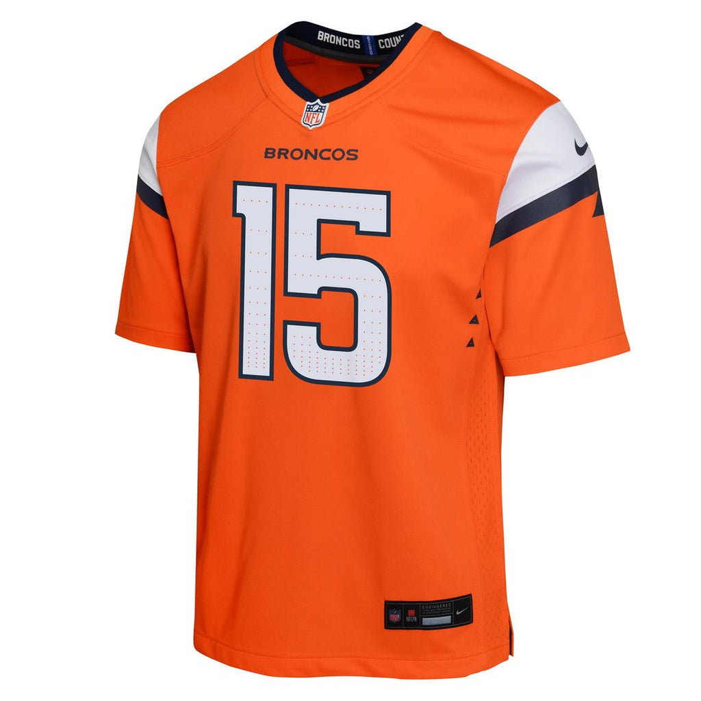 Nik Bonitto Denver Broncos Nike Youth Alternate Game Jersey - Orange Official NFL Team Apparel Football Fan Gear