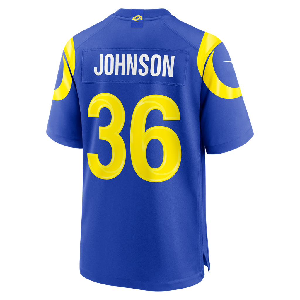 Alex Johnson Los Angeles Rams Nike Team Game Jersey - Royal Official NFL Team Apparel Football Fan Gear