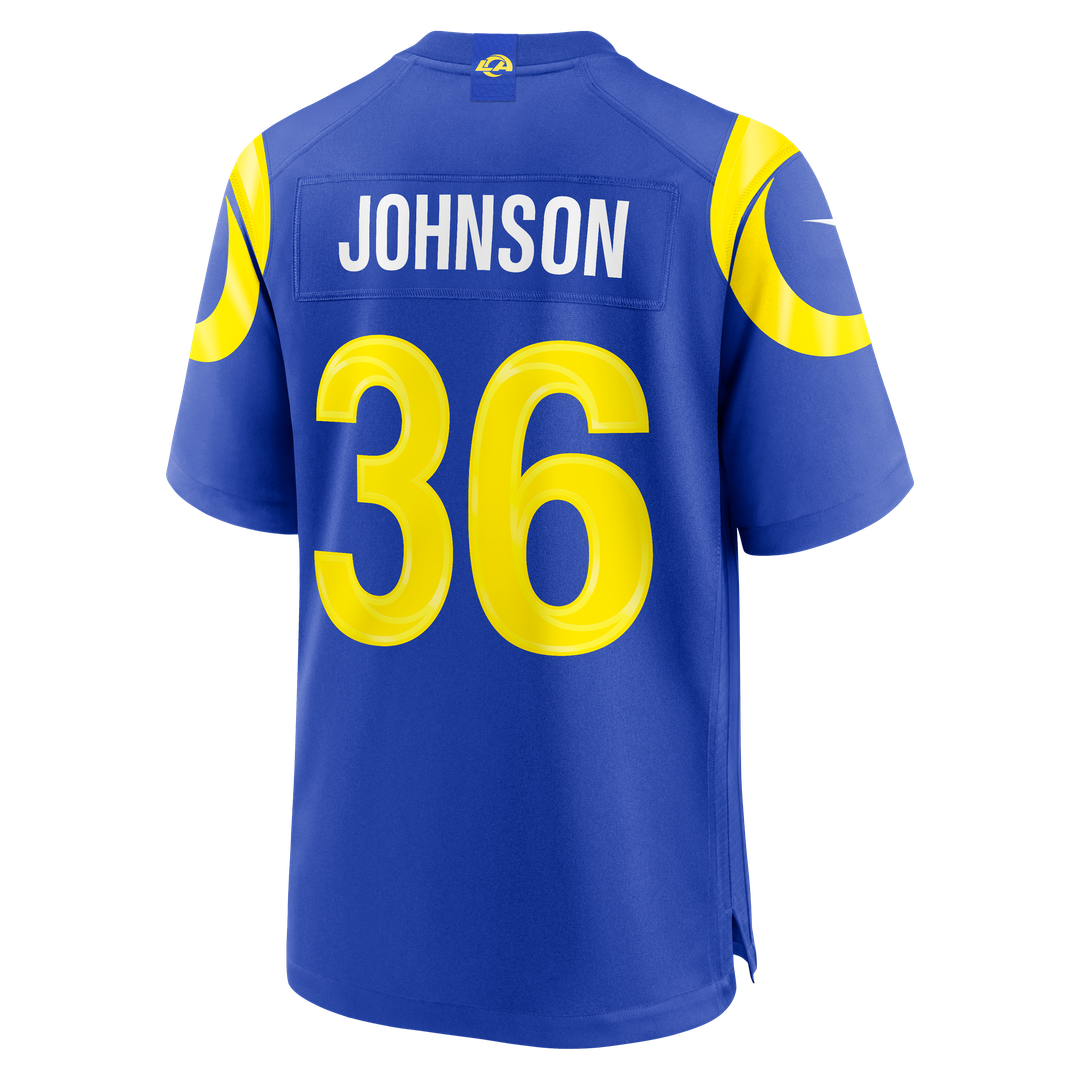 Alex Johnson Los Angeles Rams Nike Team Game Jersey - Royal Official NFL Team Apparel Football Fan Gear