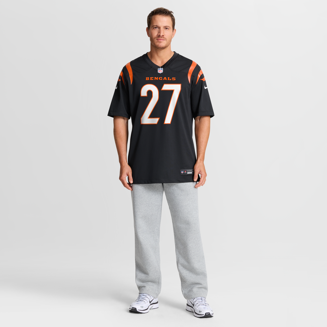 Jordan Battle Cincinnati Bengals Nike Team Game Jersey - Black Official NFL Team Apparel Football Fan Gear