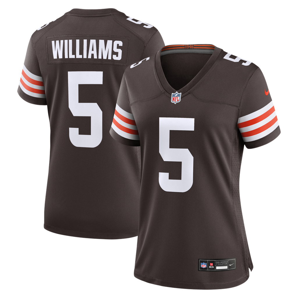 Quincy Williams Cleveland Browns Nike Women's Team Game Jersey - Brown Official NFL Team Apparel Football Fan Gear