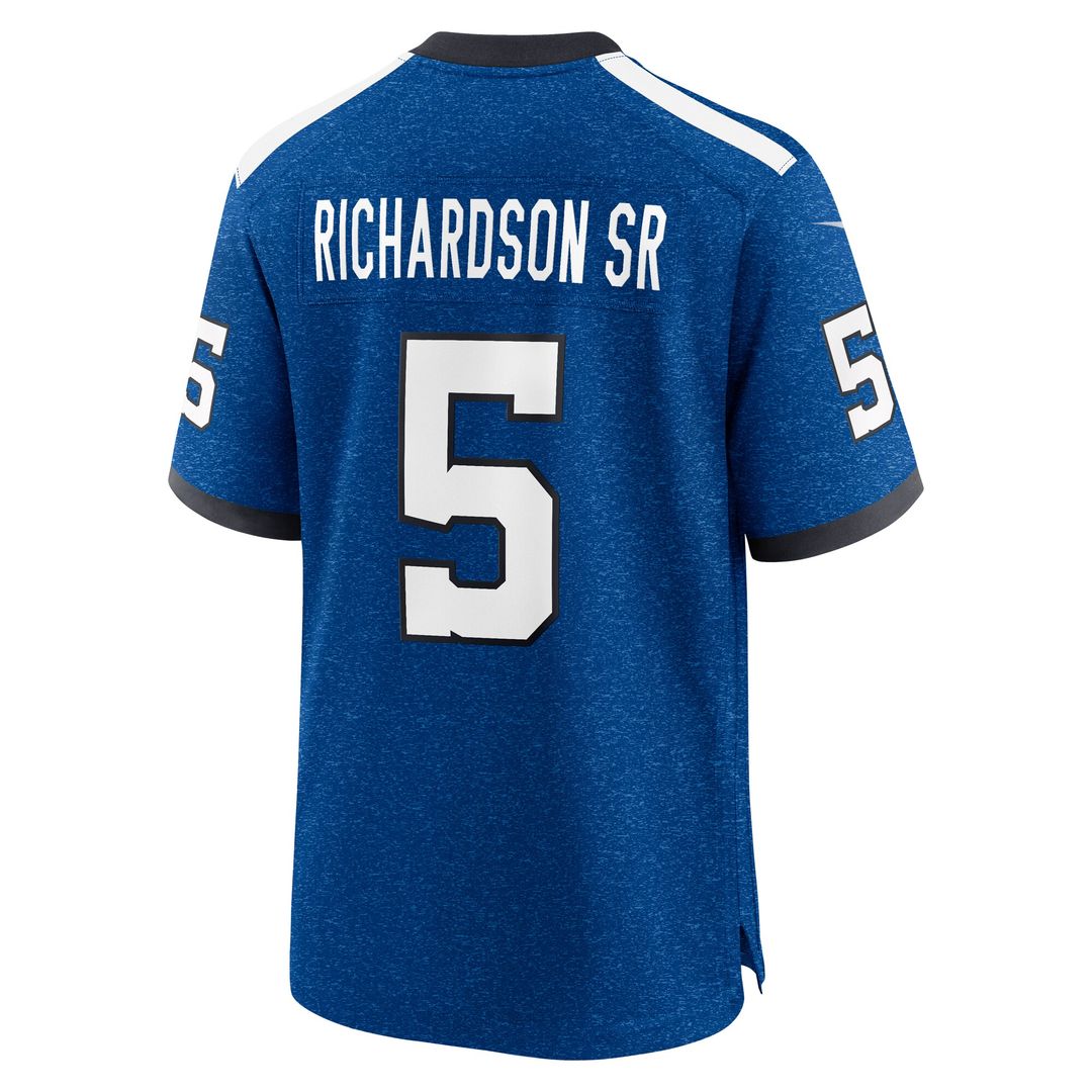 Anthony Richardson Sr. Indianapolis Colts Nike Alternate Indiana Nights Game Jersey - Royal Official NFL Team Apparel Football Fan Gear