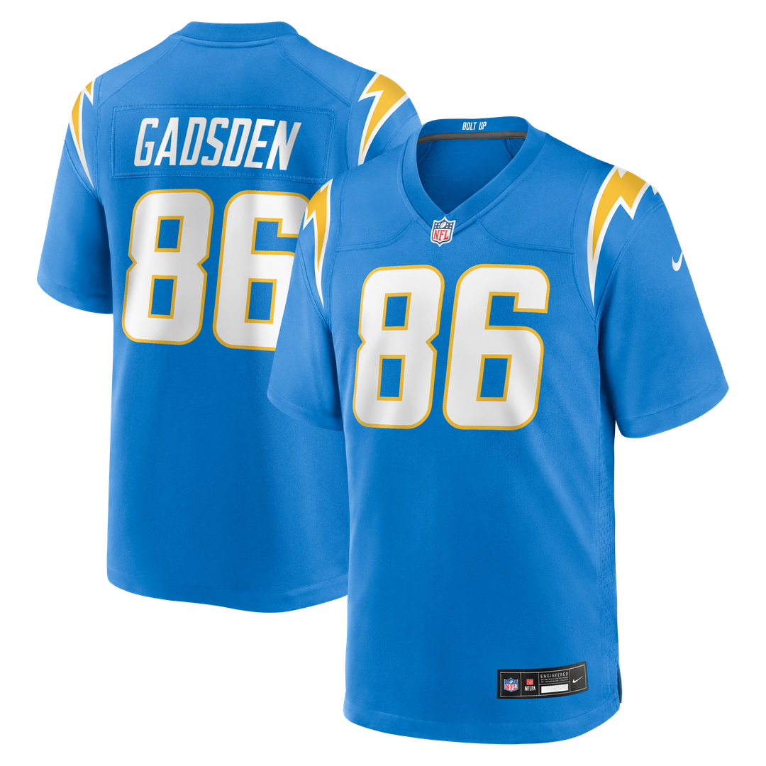 Oronde Gadsden Los Angeles Chargers Nike Team Game Jersey - Powder Blue Official NFL Team Apparel Football Fan Gear