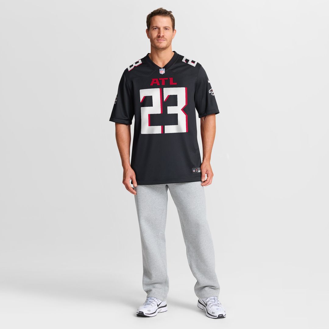 DeMarcco Hellams Atlanta Falcons Nike Team Game Jersey - Black Official NFL Team Apparel Football Fan Gear