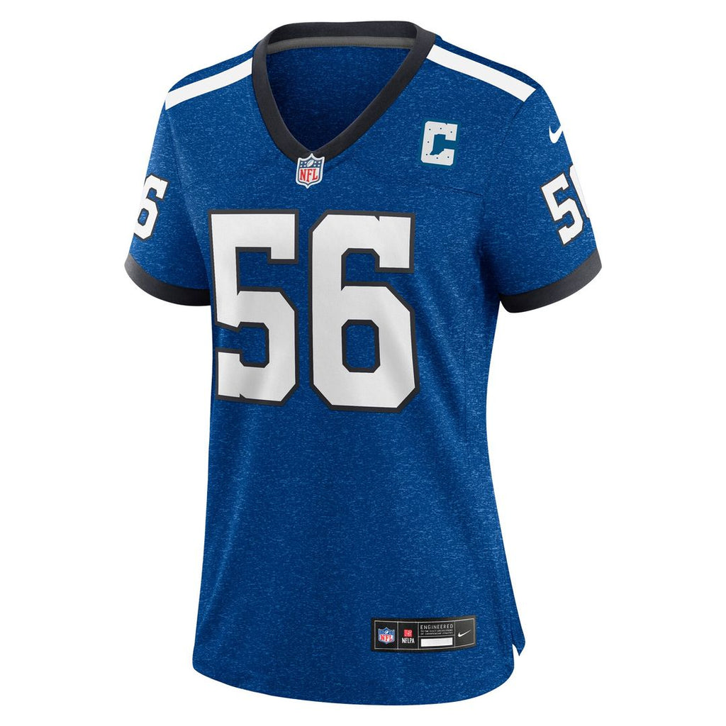 Quenton Nelson Indianapolis Colts Nike Women's Indiana Nights Alternate Game Jersey - Royal Official NFL Team Apparel Football Fan Gear