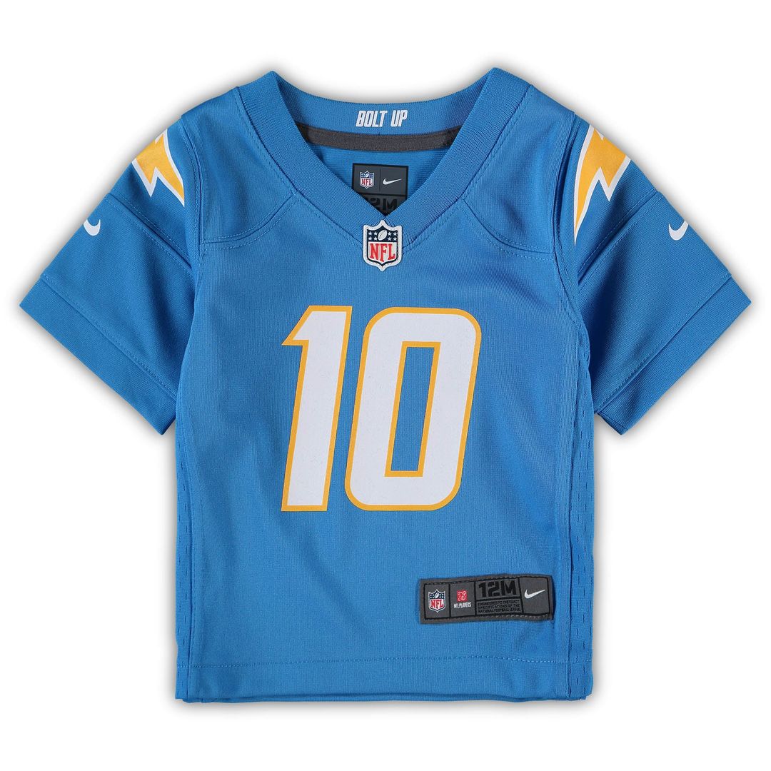 Justin Herbert Los Angeles Chargers Nike Infant Team Player Game Jersey - Powder Blue Official NFL Team Apparel Football Fan Gear