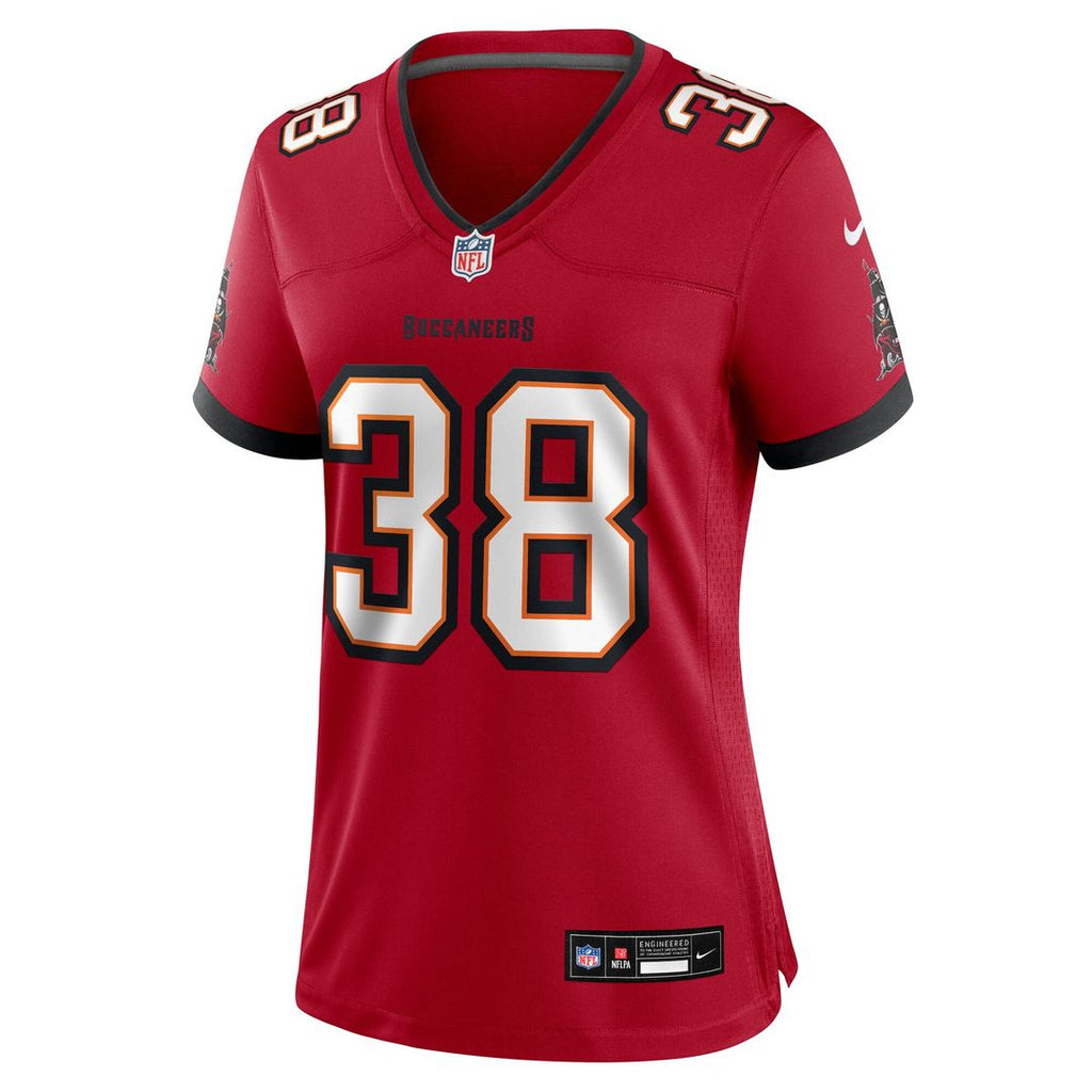 Rashad Wisdom Tampa Bay Buccaneers Nike Women's Team Game Jersey - Red Official NFL Team Apparel Football Fan Gear