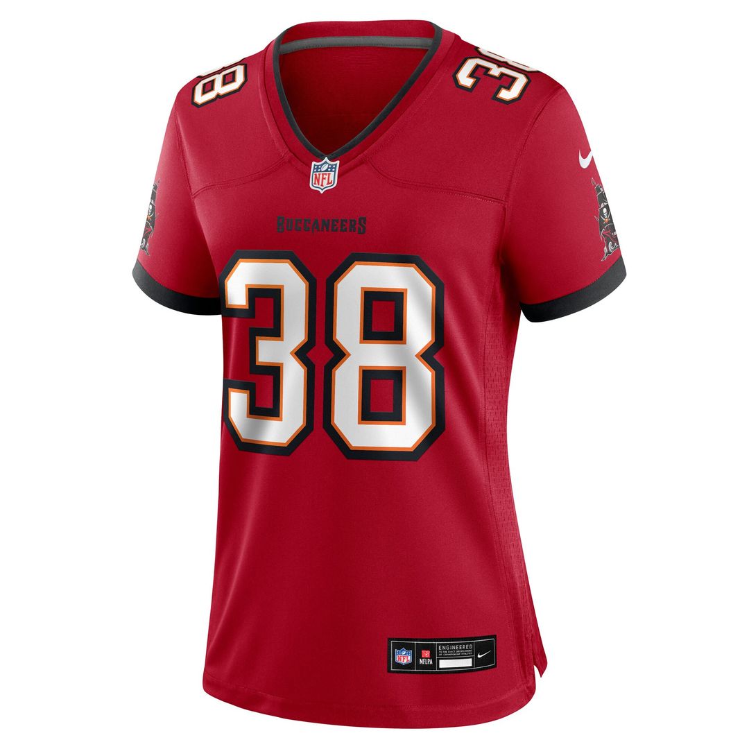 Rashad Wisdom Tampa Bay Buccaneers Nike Women's Team Game Jersey - Red Official NFL Team Apparel Football Fan Gear