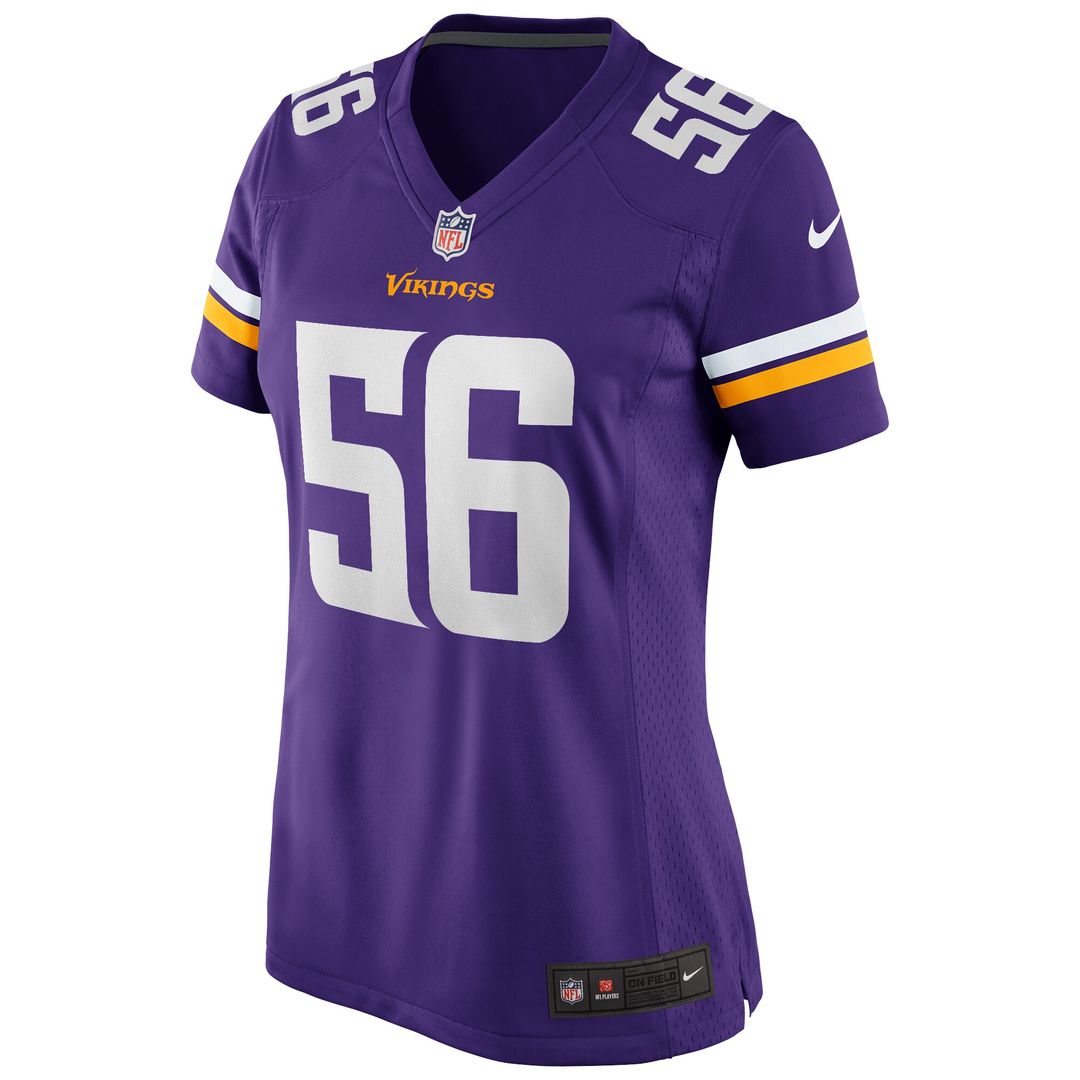 Chris Doleman Minnesota Vikings Nike Women's Game Retired Player Jersey - Purple Official NFL Team Apparel Football Fan Gear