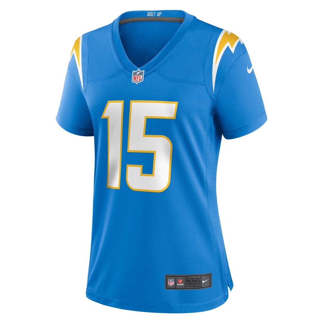 Ladd McConkey Los Angeles Chargers Nike Women's Alternate Charger Power Game Jersey - Gold Official NFL Team Apparel Football Fan Gear