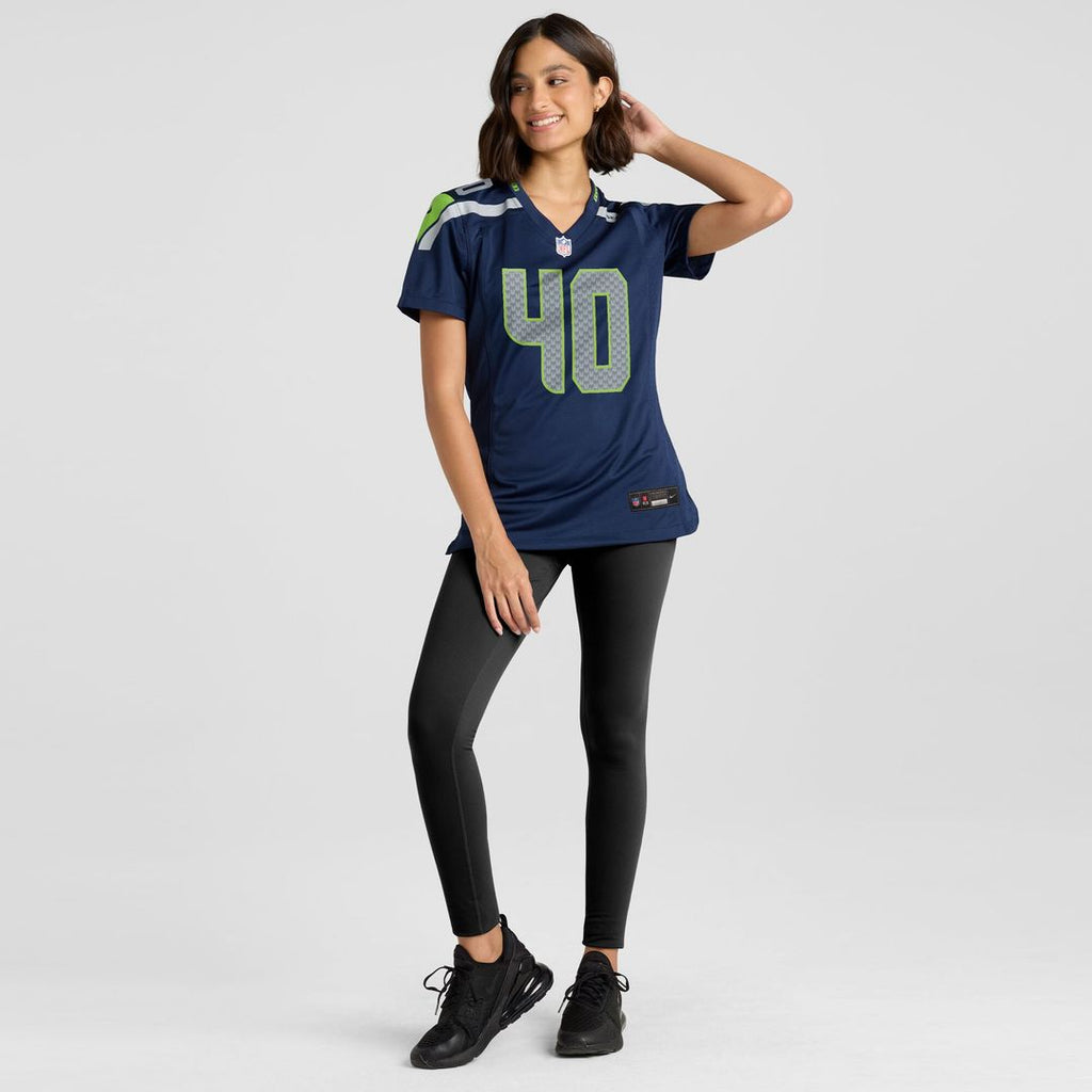 Robbie Ouzts Seattle Seahawks Nike Women's Team Game Jersey - College Navy Official NFL Team Apparel Football Fan Gear