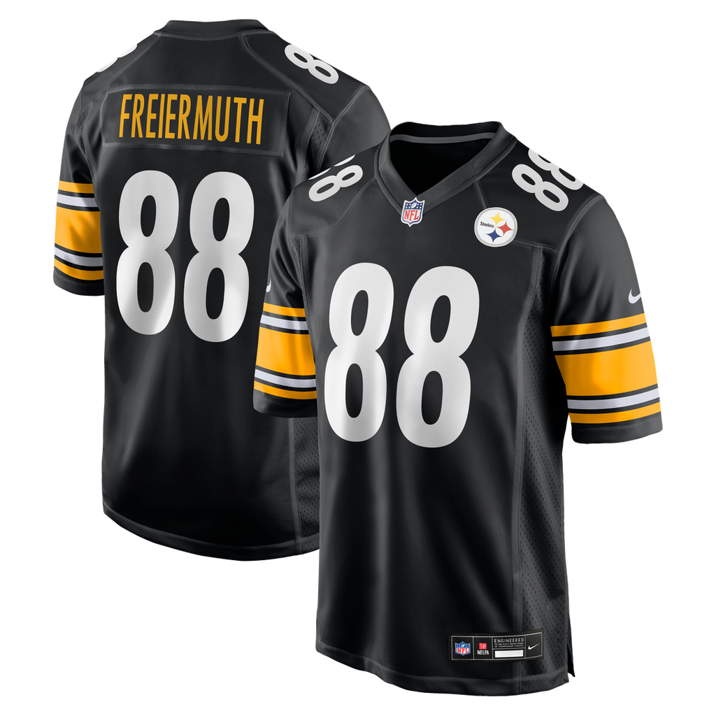 Pat Freiermuth Pittsburgh Steelers Nike Game Jersey - Black Official NFL Team Apparel Football Fan Gear