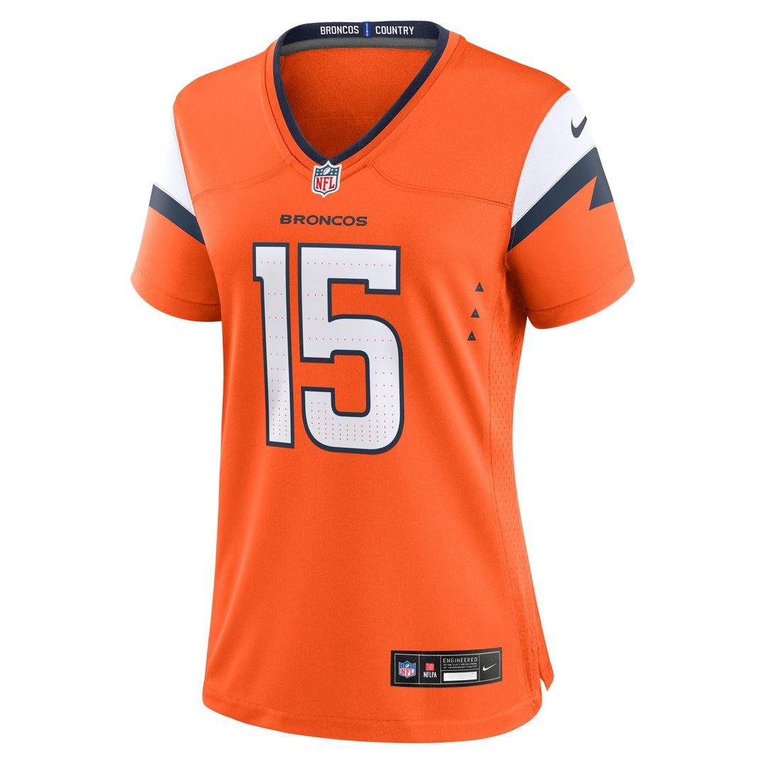Nik Bonitto Denver Broncos Nike Women's Team Game Jersey - Orange Official NFL Team Apparel Football Fan Gear