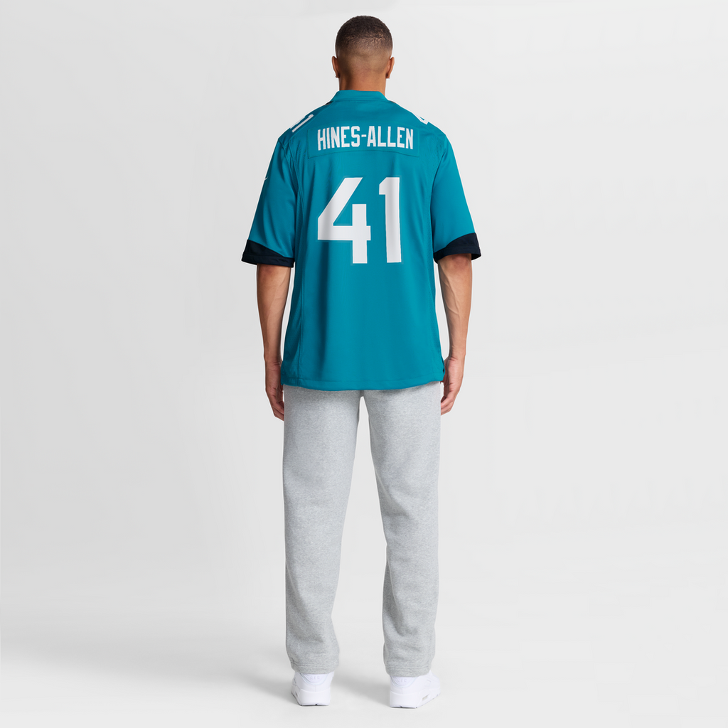 Josh Hines-Allen Jacksonville Jaguars Nike Player Game Jersey - Teal Official NFL Team Apparel Football Fan Gear