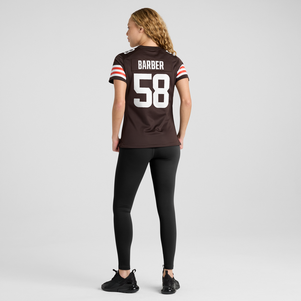 Austin Barber Cleveland Browns Nike Women's Team Game Jersey - Brown Official NFL Team Apparel Football Fan Gear