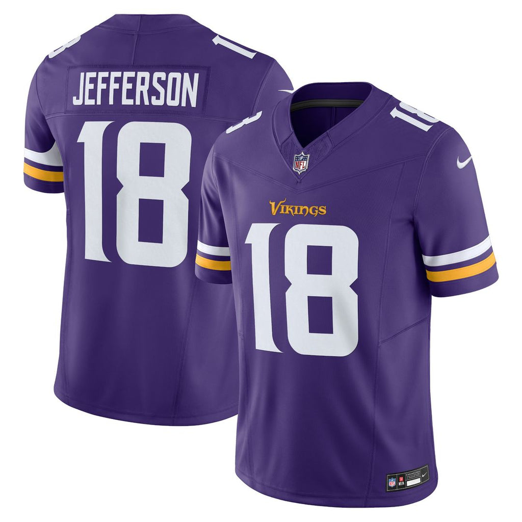 Justin Jefferson Minnesota Vikings Nike Vapor F.U.S.E. Limited Jersey - Purple Official NFL Team Apparel Football Fan Gear