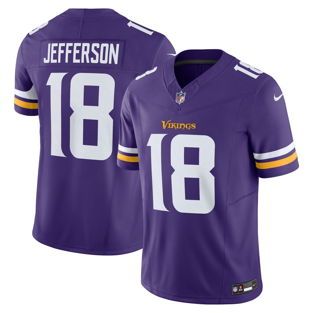 Justin Jefferson Minnesota Vikings Nike Vapor F.U.S.E. Limited Jersey - Purple Official NFL Team Apparel Football Fan Gear