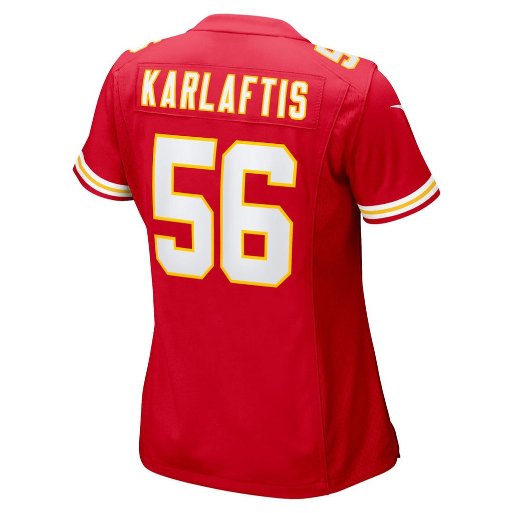 George Karlaftis Kansas City Chiefs Nike Women's Game Player Jersey - Red Official NFL Team Apparel Football Fan Gear