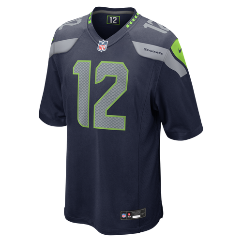 12s Seattle Seahawks Nike Team Game Jersey - College Navy Official NFL Team Apparel Football Fan Gear
