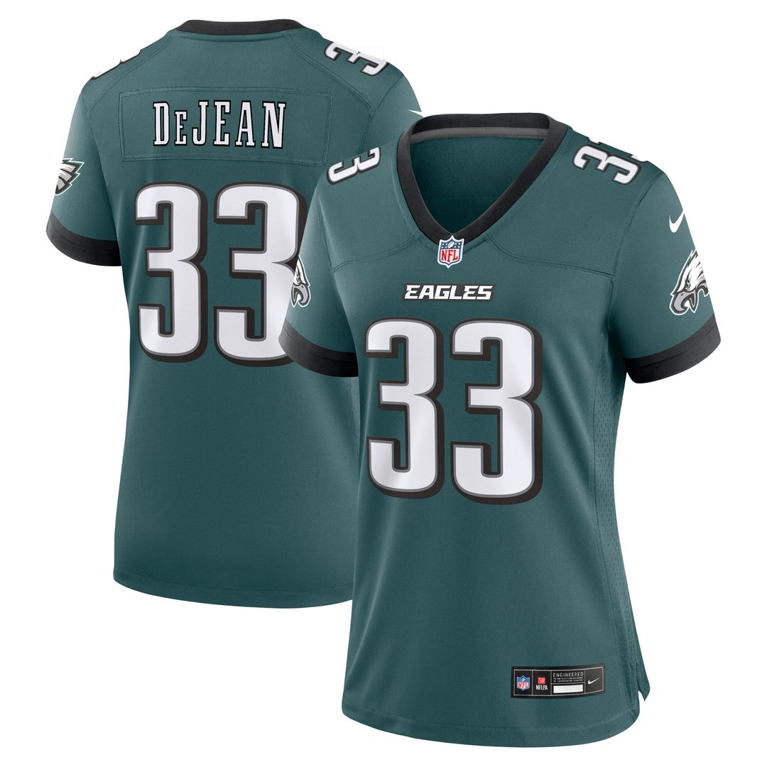 Cooper DeJean Philadelphia Eagles Nike Women's Alternate Game Jersey - Black Official NFL Team Apparel Football Fan Gear