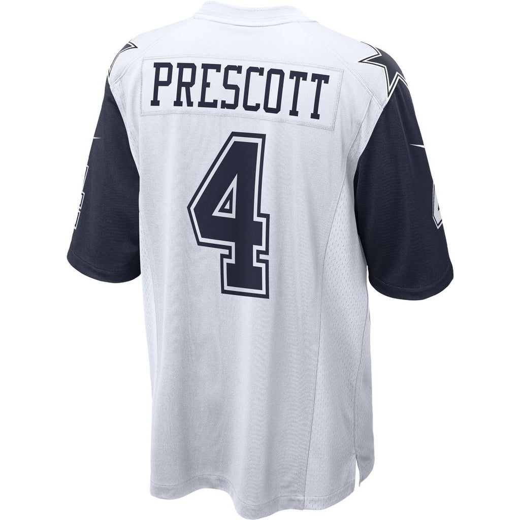 Dak Prescott Dallas Cowboys Nike Alternate Game Team Jersey - White Official NFL Team Apparel Football Fan Gear