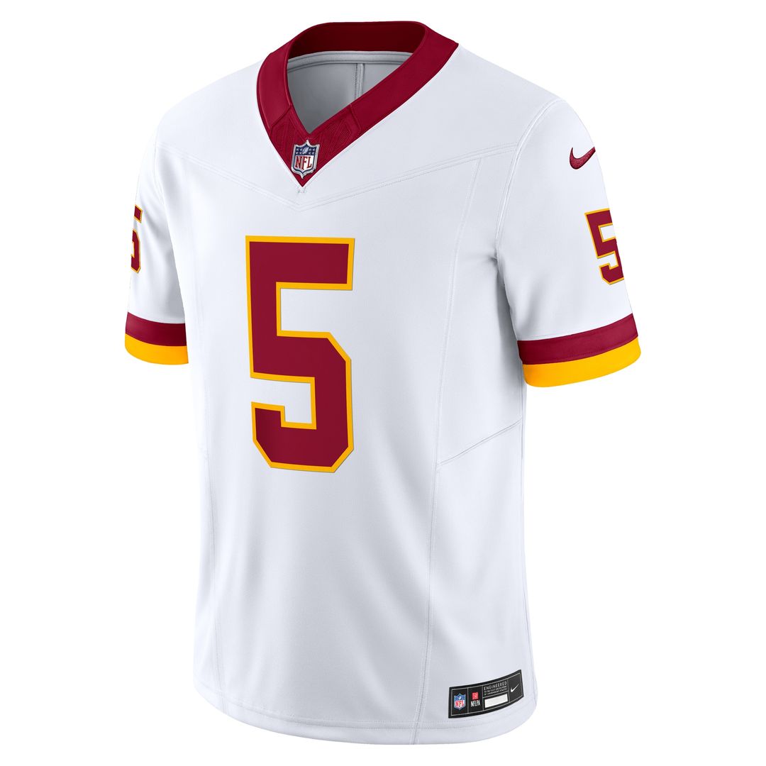Jayden Daniels Washington Commanders Nike Vapor F.U.S.E. Limited Super Bowl Era Jersey - White Official NFL Team Apparel Football Fan Gear