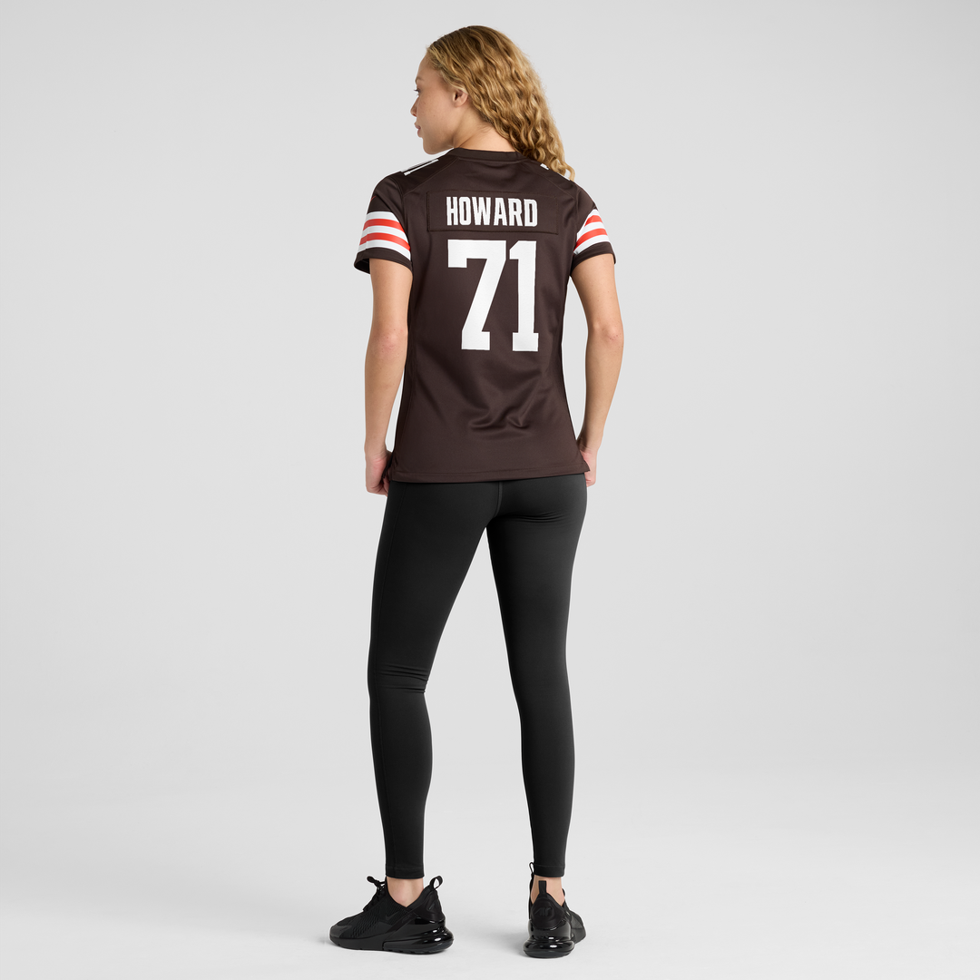 Tytus Howard Cleveland Browns Nike Women's Team Game Jersey - Brown Official NFL Team Apparel Football Fan Gear