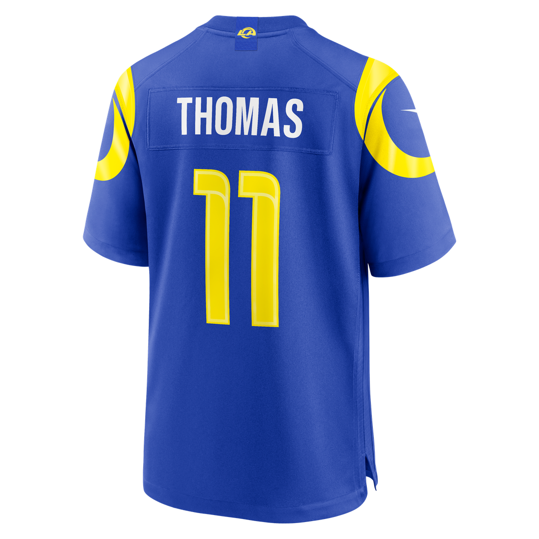 Keir Thomas Los Angeles Rams Nike Team Game Jersey - Royal Official NFL Team Apparel Football Fan Gear
